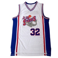 Drop Shipping Herren #32 Jimmer Fredette Shanghai Sharks Genähte Basketball Jersey Weiße Farbe