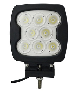 Siêu sáng vuông <span class=keywords><strong>LED</strong></span> Đèn <span class=keywords><strong>LED</strong></span> làm việc ánh sáng 80 Wát 5.5inch 12V đèn lái xe cho xe tải - Product Image 1