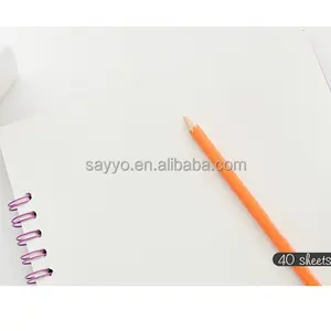 A4 Notebook Pu Leather Hardcover Wire Sketch Book