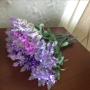<span class=keywords><strong>Flores</strong></span> de <span class=keywords><strong>Lavanda</strong></span> <span class=keywords><strong>Artificiales</strong></span> de Seda para Centros de Mesa de Boda, Decoración Interior y Exterior para Cocina, Ramo de Plantas Realistas - Product Image 3