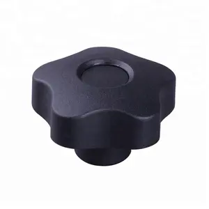 EXW schwarz stern form nylon kopf clamp knob mit 50mm mutter