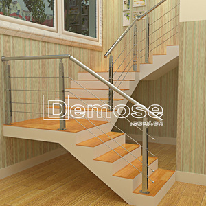 Ss304 ss316 <span class=keywords><strong>ray</strong></span> kullanılan endüstriyel demiryolu sistemi hastane korkuluk fiyat <span class=keywords><strong>tel</strong></span> katı çubuk korkuluk - Product Image 5
