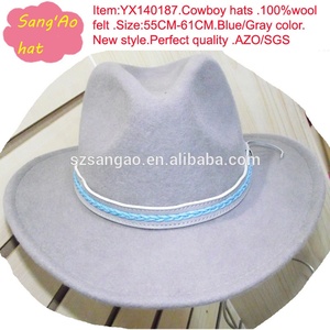 Venta al por mayor perfecta mezcla de conejo sombrero cuerpo fieltro mosquetero sombrero de fieltro de lana cuerpos o capuchas - Product Image 3
