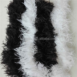 <span class=keywords><strong>Boa</strong></span> di Piume di Struzzo Bianche a 8 Strati di Alta Qualità per Decorazioni Nuziali - Product Image 6