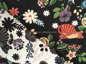 Gatos Design Alta Qualidade 100% Poliéster Dobby Tecido Duplo Face 280gsm para Vestidos das Meninas e Têxteis Árabes - Product Image 6