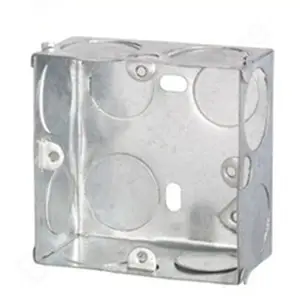 Sheet Metal Box 3*3 Knockout Sheet Metal Small Steel Box Galvanized Metal Switch Box