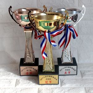 Lujo europeo metal trofeo premio de <span class=keywords><strong>cristal</strong></span> taza - Product Image 4
