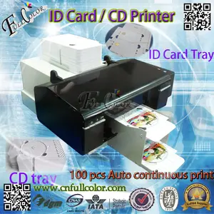 China Automatic Inkjet PVC Plastic Card Printer For ID Card Printing