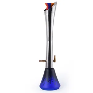 JL-303AH Megahed Chicha Glass Hookah With Led Shisha Hookah Wine Bottle Large Hookah