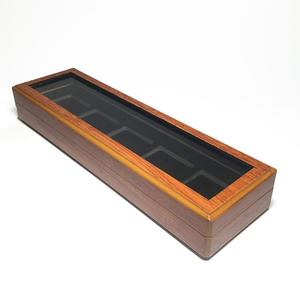 Wooden coin display box to show the coin slab with 2 3 4 5 6 spaces
