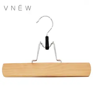 <span class=keywords><strong>Perchas</strong></span> <span class=keywords><strong>para</strong></span> Ropa al por Mayor, Color Natural, <span class=keywords><strong>Perchas</strong></span> de Madera de Loto <span class=keywords><strong>para</strong></span> <span class=keywords><strong>Faldas</strong></span> y Pantalones - Product Image 1