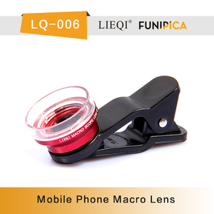 lieqi 6x 고정 초점 미니 매크로 렌즈 <span class=keywords><strong>HTC</strong></span> 하나 <span class=keywords><strong>M7</strong></span> 보편적 인 lq-006 가방 클립 캡 - Product Image 1