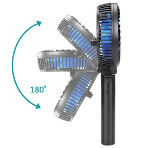 OPOLAR แบตเตอรี่แบบพกพาดำเนินการมือถือส่วนบุคคล <span class=keywords><strong>USB</strong></span> <span class=keywords><strong>พัดลม</strong></span>ตั้งโต๊ะที่มี5200mA ธนาคารอำนาจ - Product Image 5