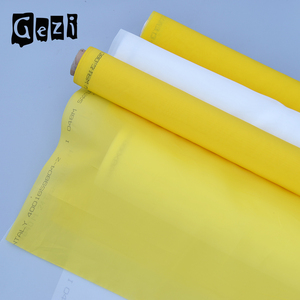 Gezi (offre d'usine) 7 T-165 T 18mesh-420mesh blanc ou jaune d'armure de polyester silcreen maille de tissu d'impression - Product Image 4