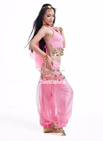 Costume de danse du ventre pour femmes, 2 pièces, soutien-gorge Tribal, pantalon, vêtement OEM pour dames