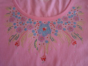Bling Bling rõ ràng hoa đường viền cổ áo Rhinestone chuyển Thiết kế <span class=keywords><strong>hotfix</strong></span> <span class=keywords><strong>Motif</strong></span> cho quần áo - Product Image 4