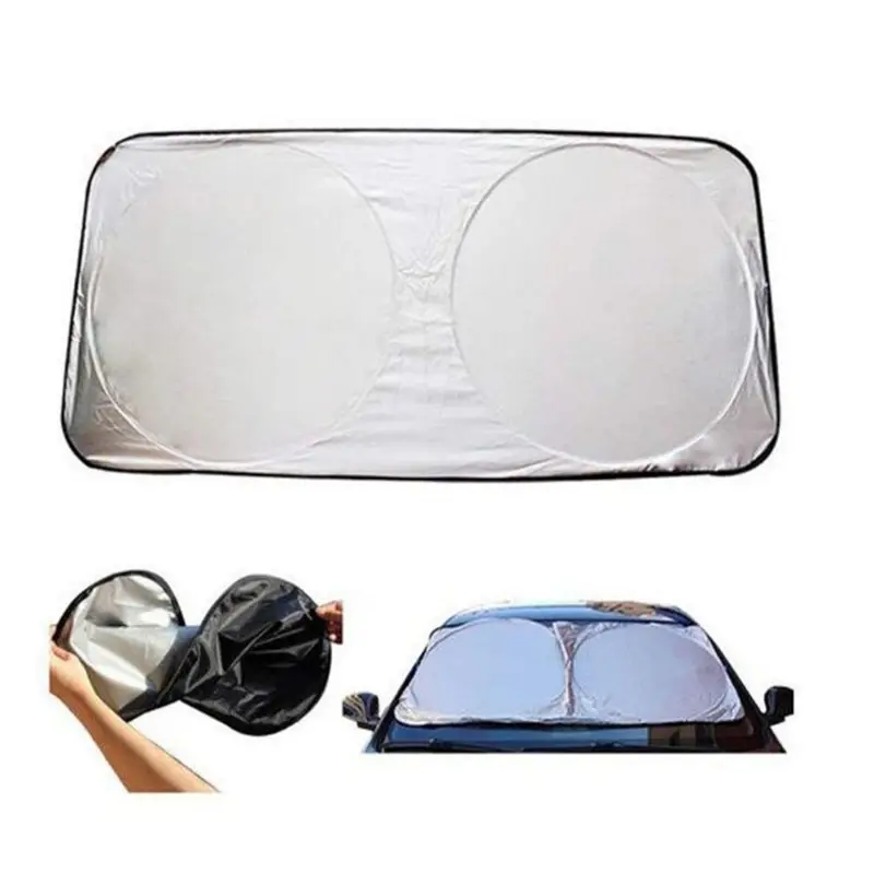 Oempromo custom folding nylon car shade windshield sun shade