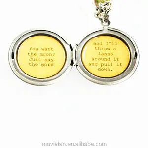 You want the moon necklace Just say the word and I'll throw a lasso around it and pull it down Women's Quote Locket