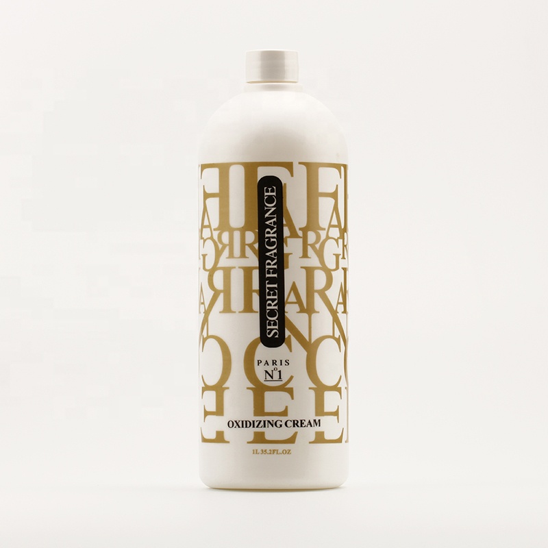 Оптовая продажа, профессиональный антиаллергический крем-пероксид для волос, 1000 мл, шоколадный аромат, натуральный цвет волос, разработчик