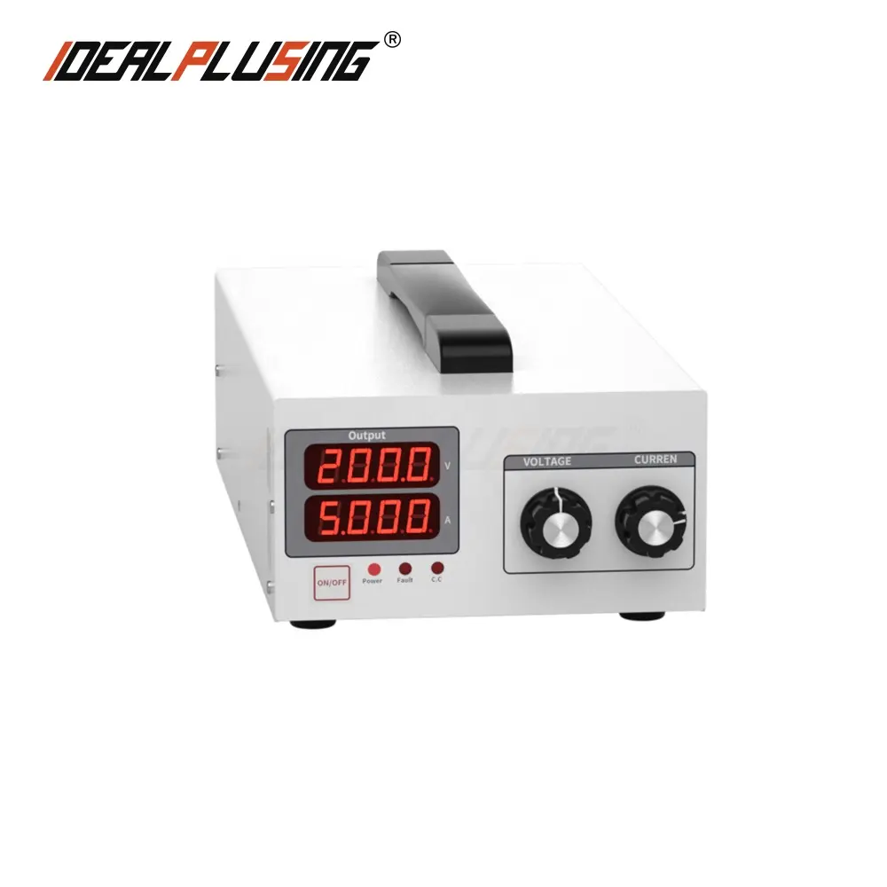 IDEALPLUSING fabrika kaliteli laboratuvar kullanımı 1kw 1000w çıkış ayarlanabilir 0-50vdc 0-20A 10A ac dc güç kaynağı