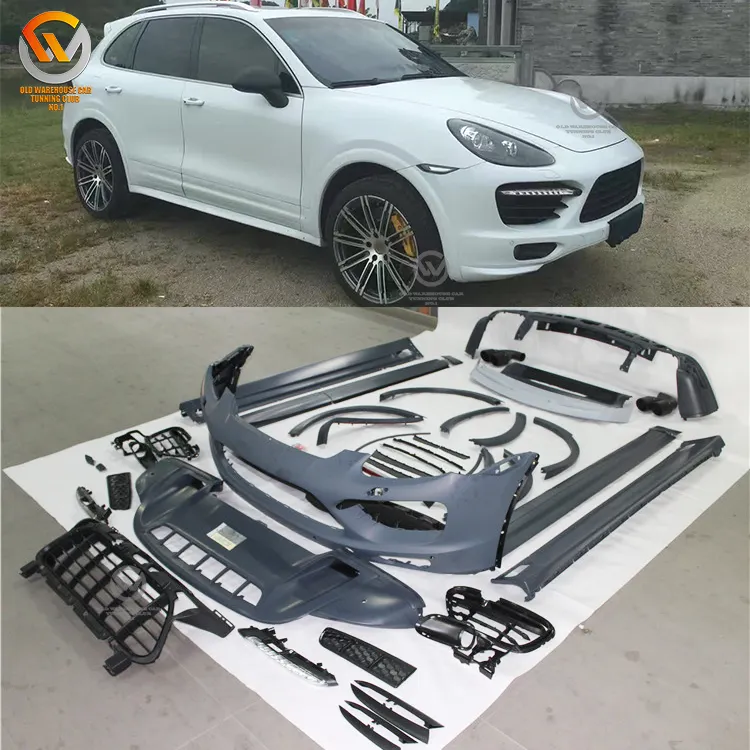 FRP GTS Style Wide Body Kit Auto Parts For Cayenne 958 12-14