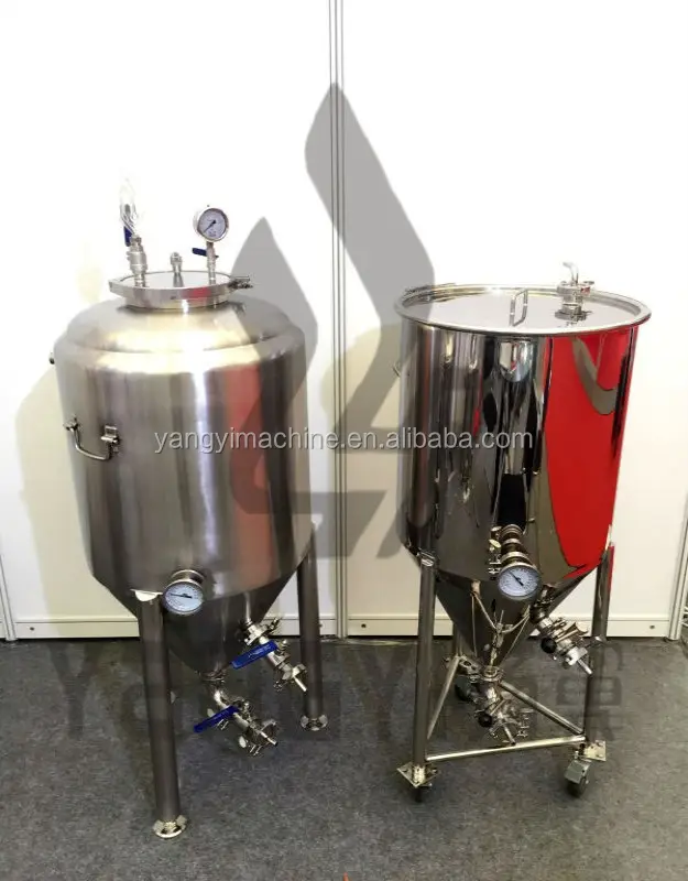 Fermentador cônico de cerveja 30l 50l 100l, fermentador doméstico de cerveja