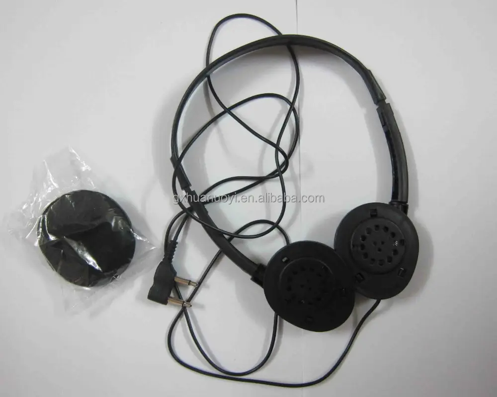 double pin adaptor earbuds /cheapest headphone/2 pin earphone/airline headset