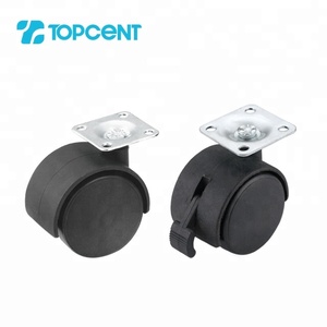 Topcent Plastic Nylon <strong>Furniture</strong> Cabinet Office Chair Table Desk Wheel <strong>Castors</strong> <strong>for</strong> <strong>Furniture</strong> - Product Image 2