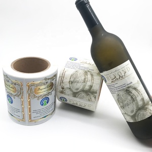 Etichetta autoadesiva <span class=keywords><strong>per</strong></span> la stampa personalizzata del Logo del rotolo di bottiglia di <span class=keywords><strong>vino</strong></span> - Product Image 4