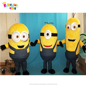 Jouissance CE de bande dessinée <span class=keywords><strong>minion</strong></span> mascotte costumes pour adultes, utilisé de mascotte costumes pour vente EM-209 - Product Image 4