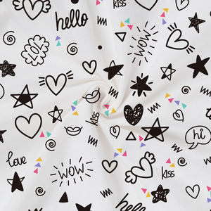 אהבת שרבוט 100% כותנה ג 'רזי מיני עריסת גיליון תינוק עריסה גיליון עבור תינוק - Product Image 6