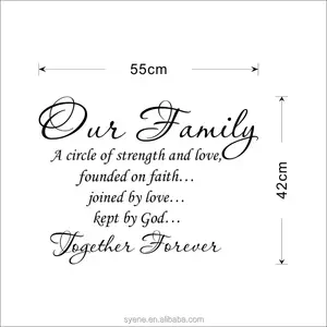 kitchen wall decals family quote wall stickers our family together forever modern wall decals art vinyl mural home decor living