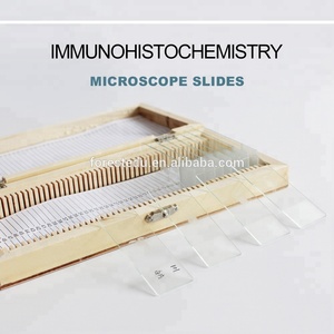 Portaobjetos de vidrio para microscopio esmerilado de biología inmunohistoquímico - Product Image 2