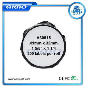 Pour étiquettes de <span class=keywords><strong>timbre</strong></span>-poste DYMO LW USPS pour imprimantes d'étiquettes LabelWriter, blanc, 1-5/8 ''X 1-1/4'', rouleau de 200 (30915) - Product Image 2