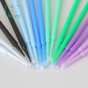 Micro applicatore/<span class=keywords><strong>Microbrush</strong></span>/Micro spazzola monouso dentale colorato più economico di consumo
