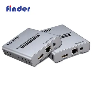 120M HDMI Extender by CAT5e and CAT6 Cable support 4K with Cascade Connection and IR Extension