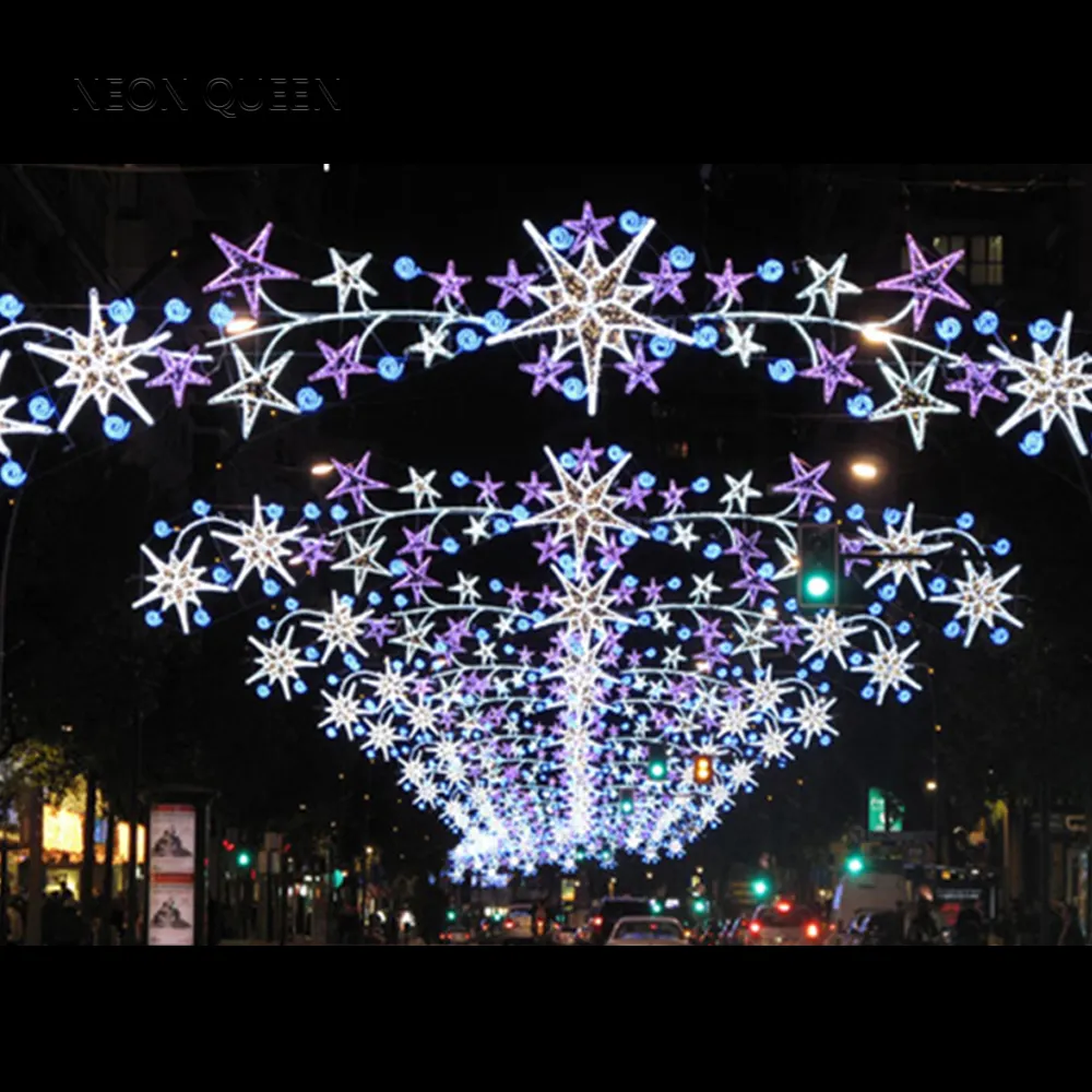Durable warm white christmas decoration light led street motif light
