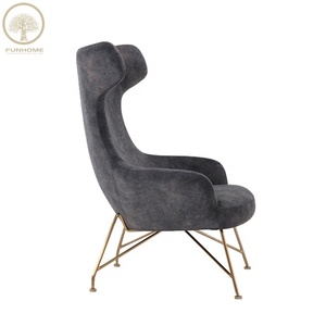 <span class=keywords><strong>Poltrona</strong></span> da Camera da Letto Confortevole, Sedia di Design Moderna con <span class=keywords><strong>Schienale</strong></span> <span class=keywords><strong>Alto</strong></span> - Product Image 4