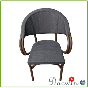 Outdoor Dining <strong>Chairs</strong> Factory Price Mesh Bistro Set Aluminum Cheap <strong>Bamboo</strong> Dining <strong>Chairs</strong> - Product Image 5