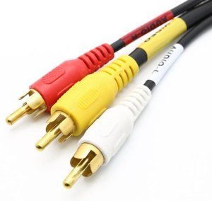 5ft 3.5mm 3rca <span class=keywords><strong>Av</strong></span> <span class=keywords><strong>Cable</strong></span> Wholesale Video Cabel Connectors Plug With Ground Wire maleTo Male Plug Rca <span class=keywords><strong>Cable</strong></span> - Product Image 4