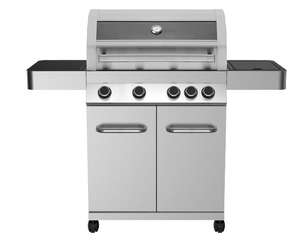 Grille de cuisson commerciale, fenêtre en verre facilement assemblée, grille à gaz en acier inoxydable - Product Image 1