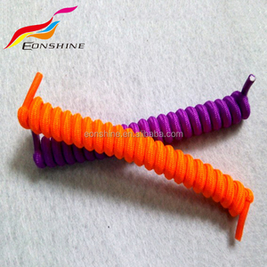 Meilleur Endroit Pour <span class=keywords><strong>Acheter</strong></span> Non Attachant Spirale Élastique Lacets de Chaussures Pour Enfants Chaussures - Product Image 1