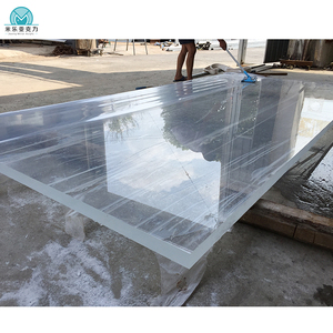 Plaque <span class=keywords><strong>acrylique</strong></span> transparente de qualité supérieure, haute transparence, épaisseur personnalisée - Product Image 1