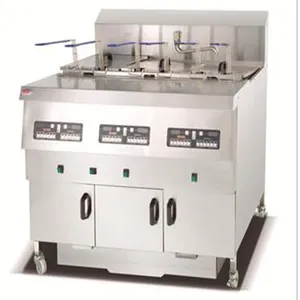 Commercial Free Standing Electric French Fryer with cabinet (OT-26L-3)