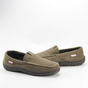 Commercio all'ingrosso di Gomma Piuma di Memoria Accoglienti degli uomini Indoor Outdoor Mocassino Pantofole Microsuede Anti-Slip Mocassini <span class=keywords><strong>Scarpe</strong></span> - Product Image 2