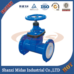 Din F4 ora métal assis cast iron gate valve, Souches vanne 3 polegada, Écluse robinet - vanne d'eau - Product Image 4