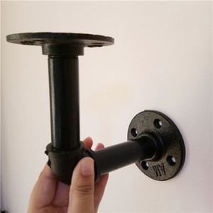 Đường Ống Công Nghiệp Khung Pair Heavy Kệ Hỗ Trợ-Chất Lượng Bespoke Cổ Điển 1949 Phong Cách-Dark Xám 3/4 "Dễ Uốn Sắt kim Loại - Product Image 2