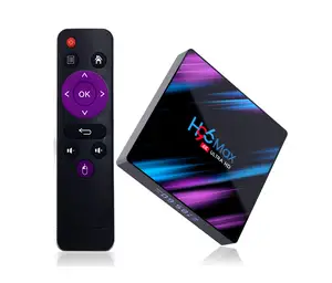 Asher CPU Rockchip RK3318 2.4G 5Ghz Dual WiFi BT 4.0 Play Store App Download Tv Box Android 9.0 H96 MAX