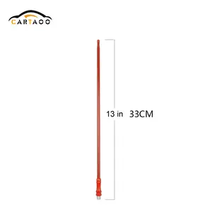 Reflexo exterior da antena cb de 33cm, para antena de rádio do carro jeep wrangler jk