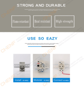 Shenniu — prise de courant murale sur rail spécial, 230V 16a en forme MCB - Product Image 5
